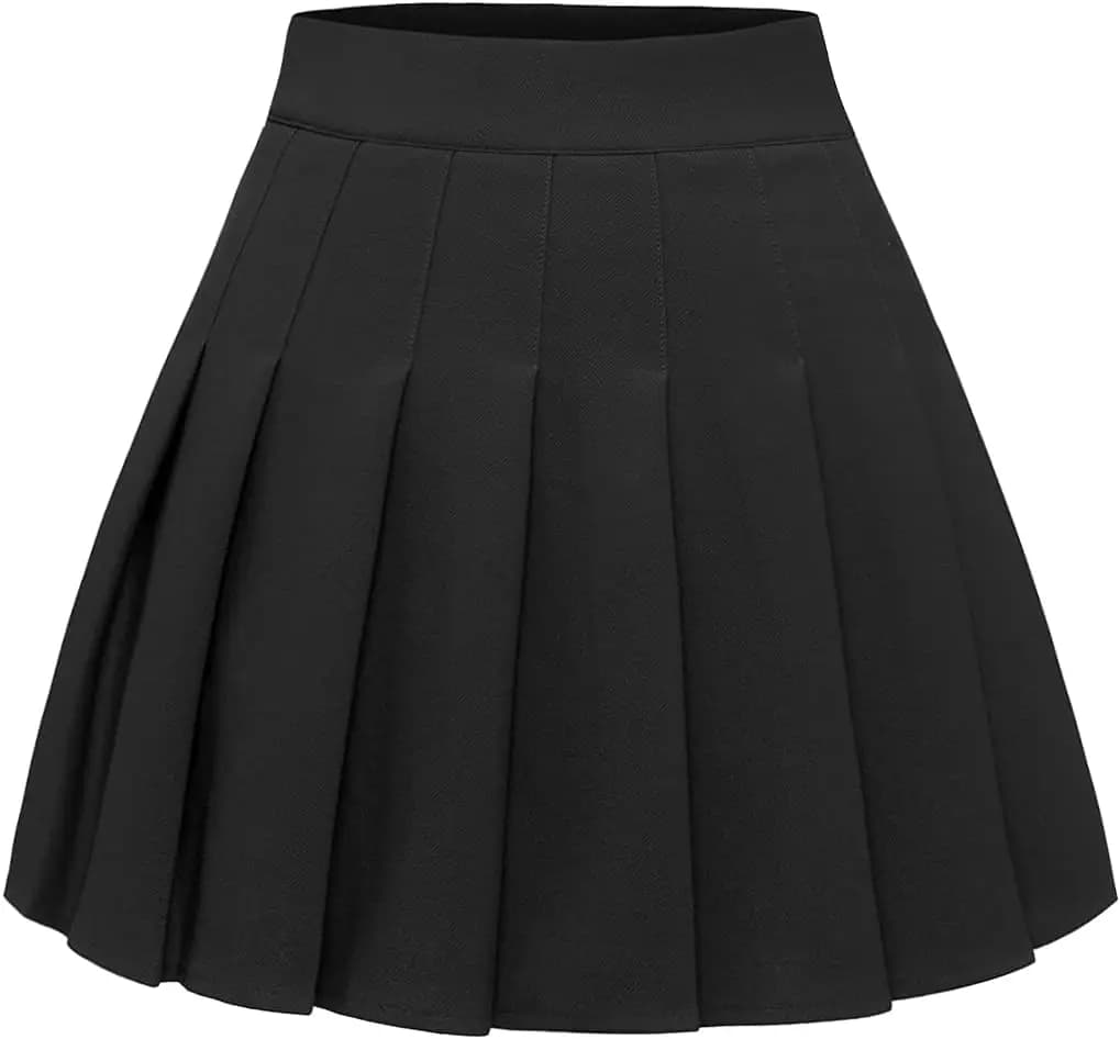 Gonne a Pieghe da Donna a Vita Alta, Mini Gonna da Tennis Skater, Gonne Casual Basic, Gonne da Cheerleader