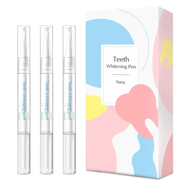 Tooth Whitening Pen Oral Decontamination Care Whitening Brush Plastic Transparent Plastic Dental Device Tooth Beauty Pen