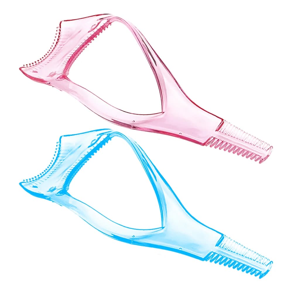 3 in 1 Mascara Shield Guide Guard Lash Curler Eyelash Curling Pettine Makeup Tools