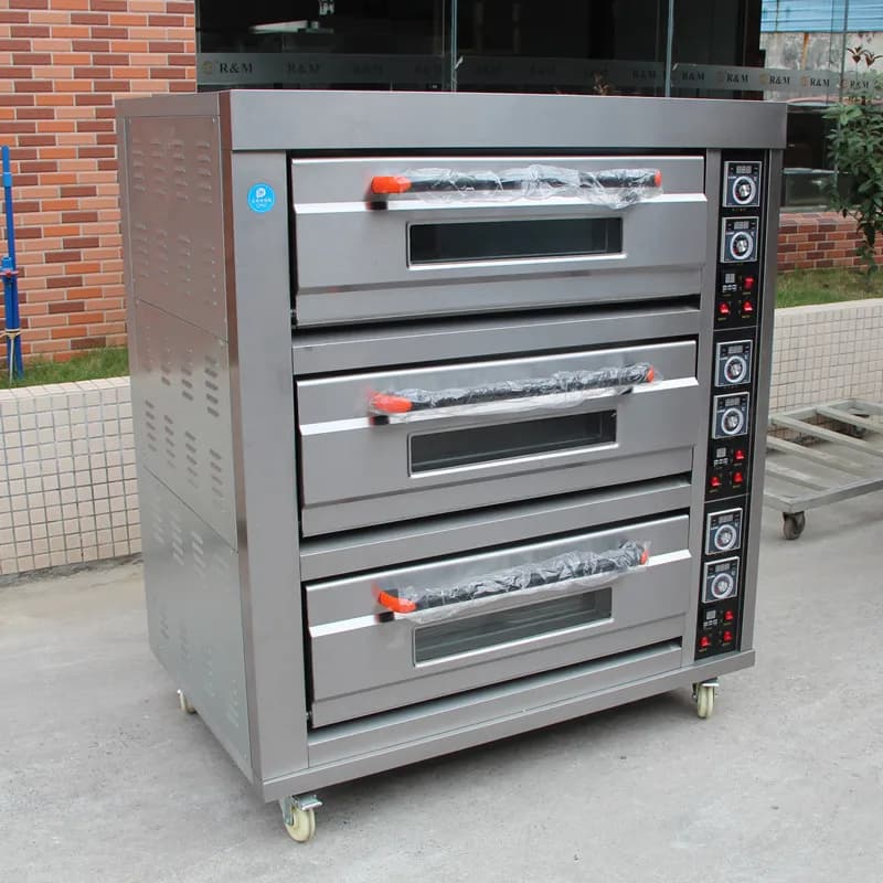 Deck Oven Stone Deck Oven Commercial Baking Machine Electric Multi-deck Bakery Oven for Bread Pizza Pastry Shop Custom