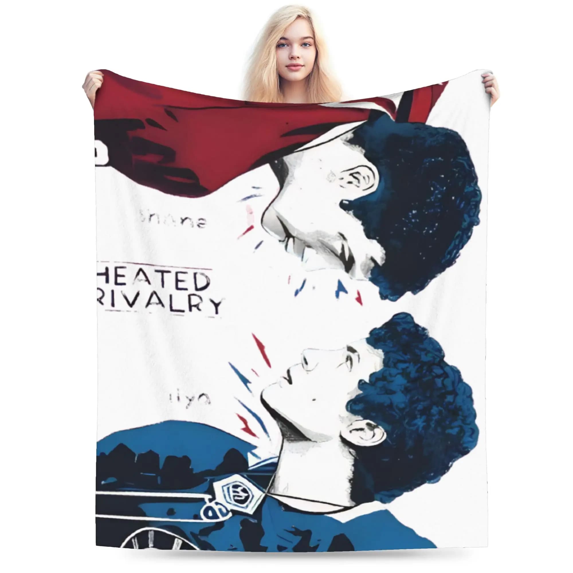 Coperte in flanella con stampa Heated Rivalry, comode coperte per ragazze, decorazioni invernali per la casa, copriletto, copriletto per divano
