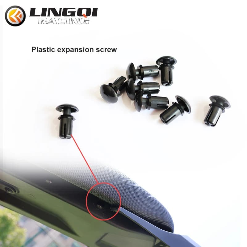 LINGQI Plastic Expansion Screws for Electric Motorcycle Sub-coque Pins for Light Bee XS Dirt Bike Pit Bike Motocross