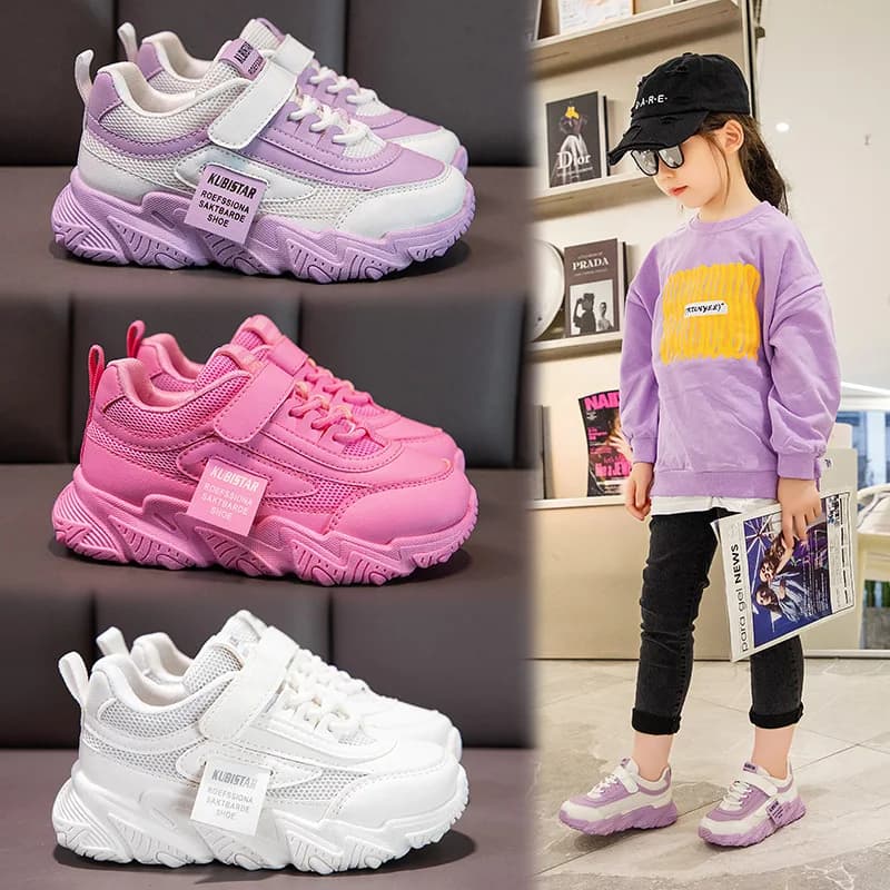 Scarpe sportive per bambini Scarpe da corsa casual per bambini per ragazzi Ragazze Air Mesh Traspirante Moda Sneakers Primavera Estate Antiscivolo Morbido