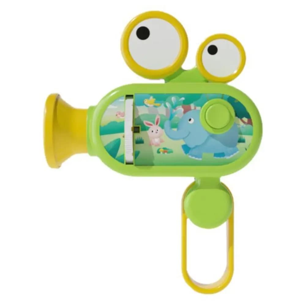 Torcia Proiettore Portatile in Plastica con Motivi Cartoon, Puzzle Luminoso Interattivo Mini Proiettore per Bambini