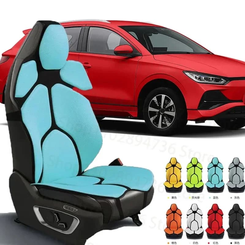 Cuscino per Sedile Auto Serie BYD, Supporto Lombare in Rete, Massaggiatore per Schiena, Accessori per Casa e Ufficio