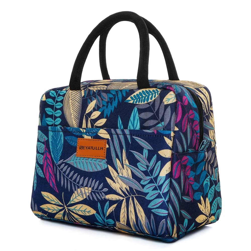 Borsa per il pranzo Borsa termica Scatola da picnic per alimenti caldi Sicuro e caldo Dispositivo di raffreddamento termico isolato Scatola per il pranzo da lavoro Scuola Campeggio Viaggi all'aperto