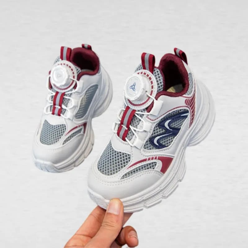 Nuove Sneakers per Bambini con Chiusura Rotante, Scarpe Sportive Antiscivolo e Resistenti all'Usura, Calzature Estive Traspiranti alla Moda