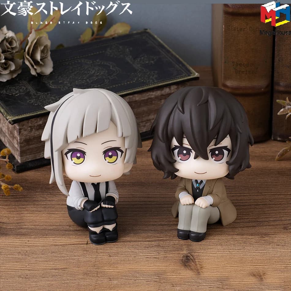 2026 Nuovo Bungou Stray Dogs Anime Figura Look Up Nakajima Atsushi Action Figure Q Versione Dazai Osamu Figurine PVC Collezione Giocattolo