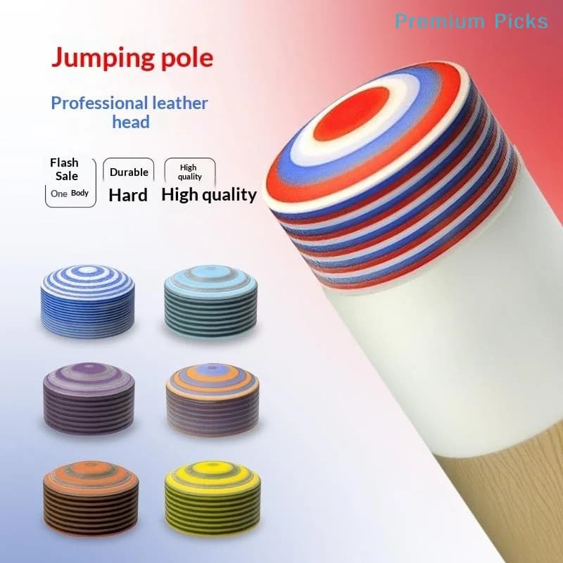 14mm Multiple Layer Pool Cue Tip Glue On Break Jump Tip Durable Billiard Cue Accessory for Home Bar Billiards Enthusiasts