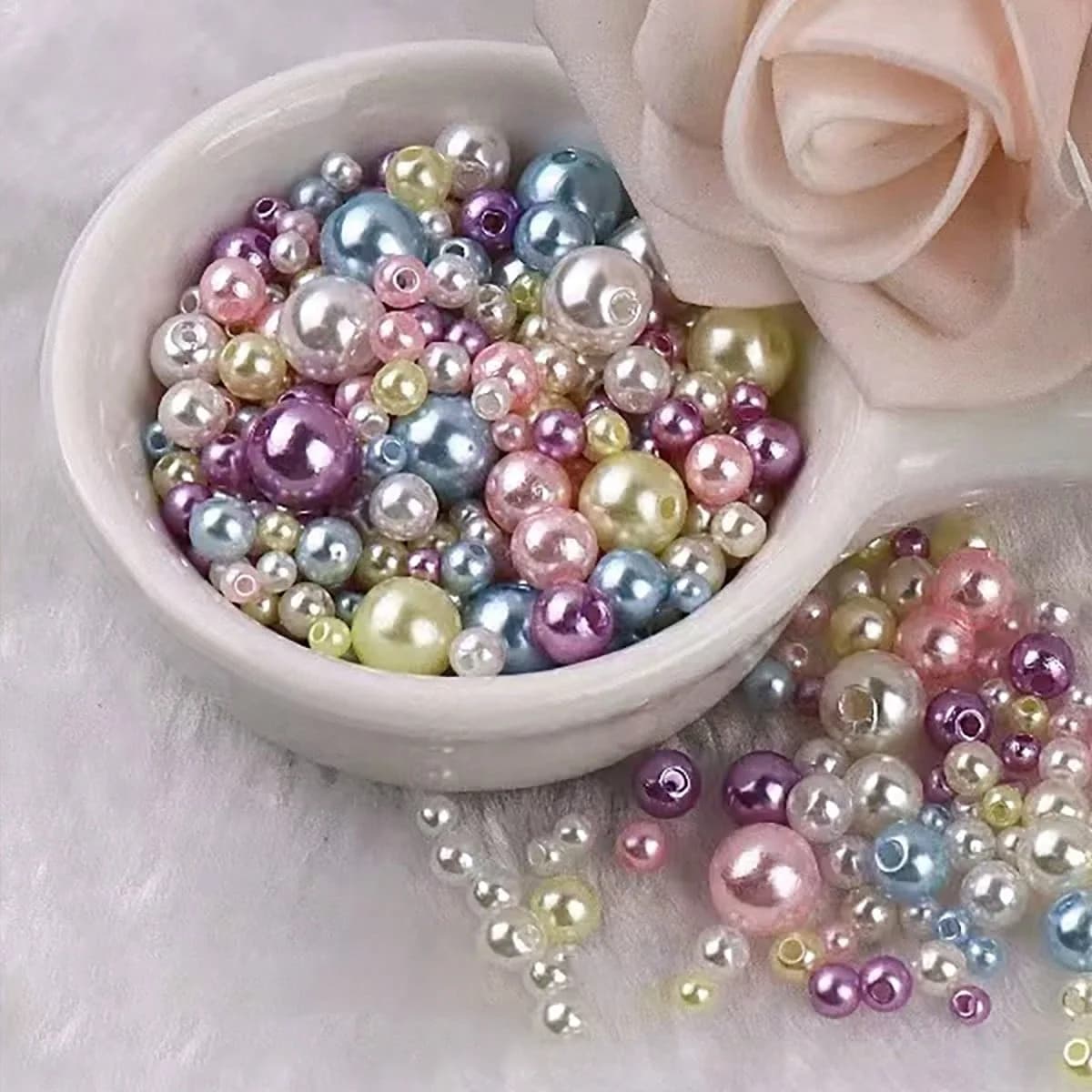 300 Pezzi di Accessori per Cucito con Perline per Nappe Hanfu, Fermagli per Capelli, Abbigliamento, Abiti da Sera, Scarpe, Cappelli, Borse, Copricapi, Ricami con Perline e Altre Decorazioni Artigianali Fai-da-Te