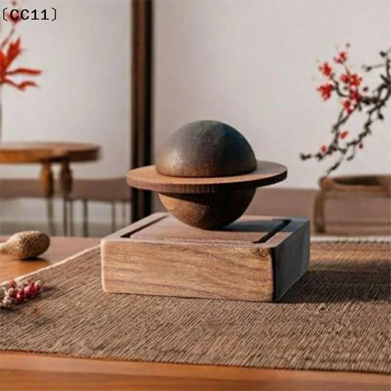 Diffusore di profumo in legno a forma di Giove - Non necessita di oli essenziali, decorazione per la casa e purificatore d'aria essenziale per dormitorio〔CC11〕