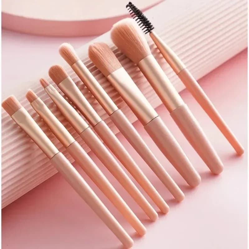 Set di pennelli per trucco da 8 pezzi per fondotinta cosmetici, fard in polvere, ombretto, pennello per trucco, strumento di bellezza