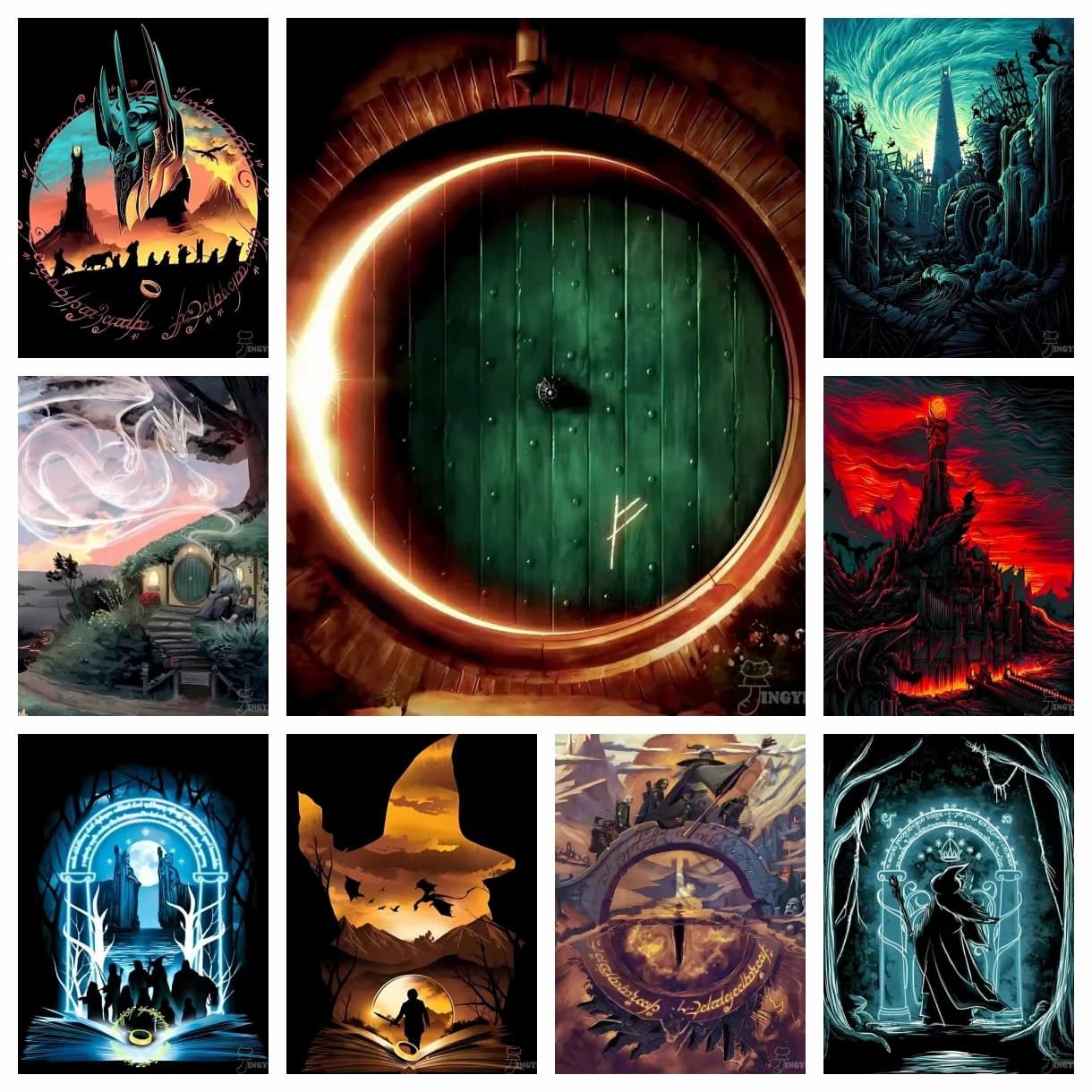 2026 The Lord of the Rings Diamond Painting Kit 5D DIY Diamond Embroidery Cross Stitch Handmade Art Gift Crafts Home Decor Gift