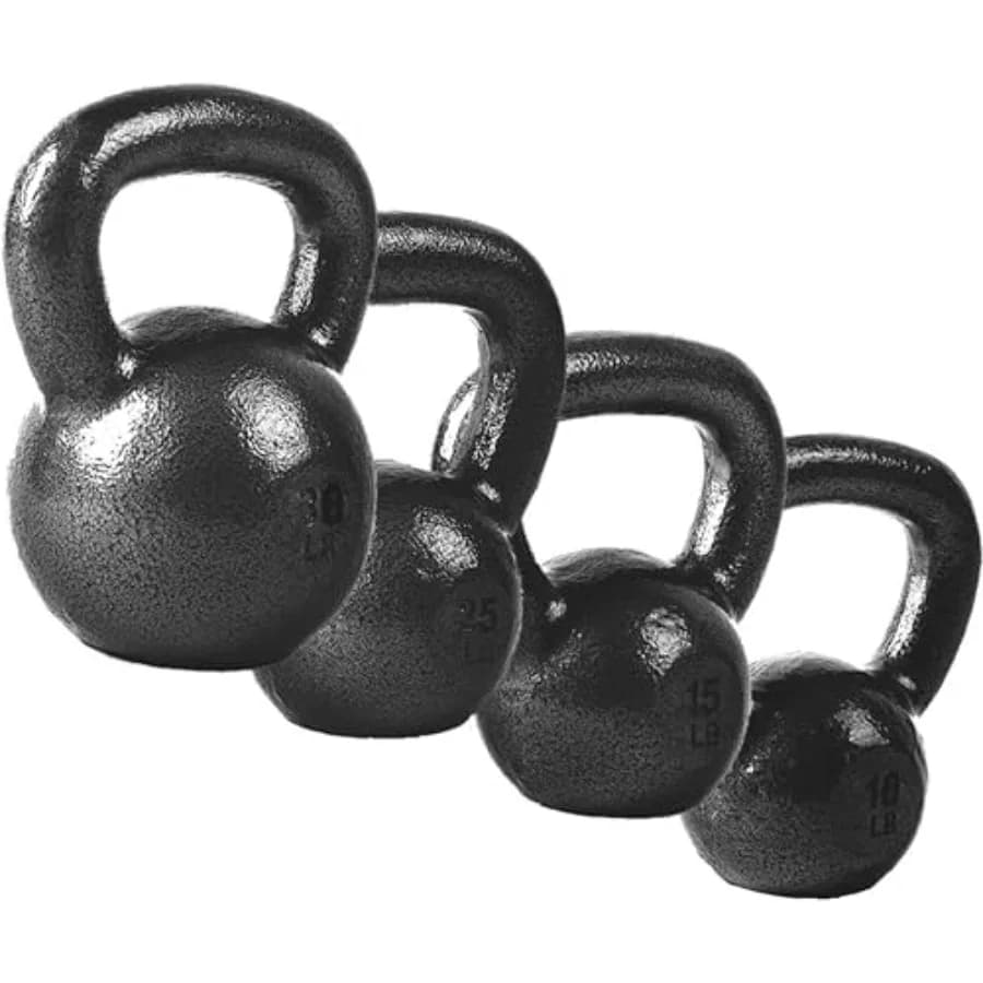 Kettlebell in Ghisa - Opzioni Rivestite, Singoli e Set, Scelta di Pesi Multipli