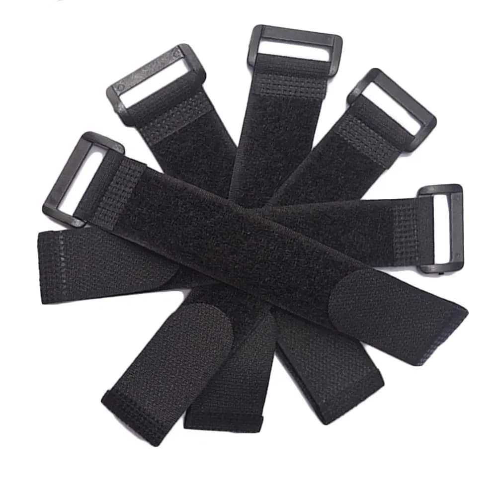 50pcs/bag Reusable Reusable Fastening Cable Ties Easy to Fasten Flexible Hook and Loop Straps Easy to Remove