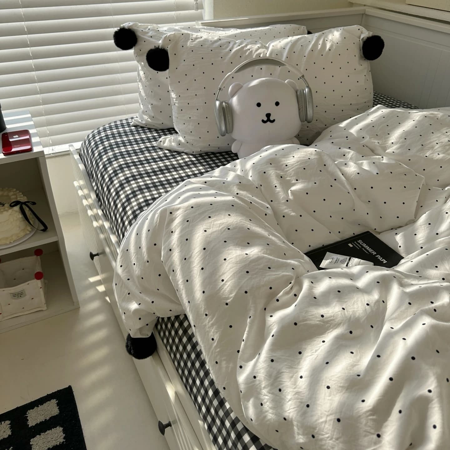 Bed linen set in Four Pieces Lime Dream, Simple Style, for Single Bed, Bedcover, Copripiumin, Polyester Fiber Canopy
