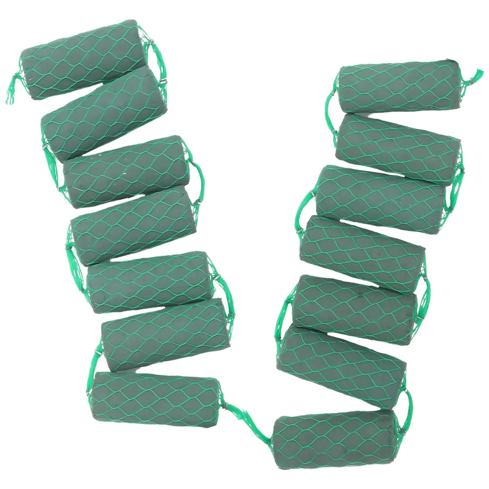 1Set Sausage Shape Floral Foam Garland Premium Moisturizing Flower Arrangement Block Wedding Floral Craft Supplies