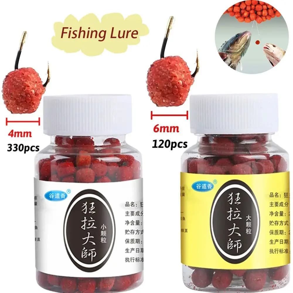 Esca da pesca con odore di verme ganci per Crankbaits durevoli cibo per pesci concentrato Pop up artificiali esca per alimenti Soft Bait
