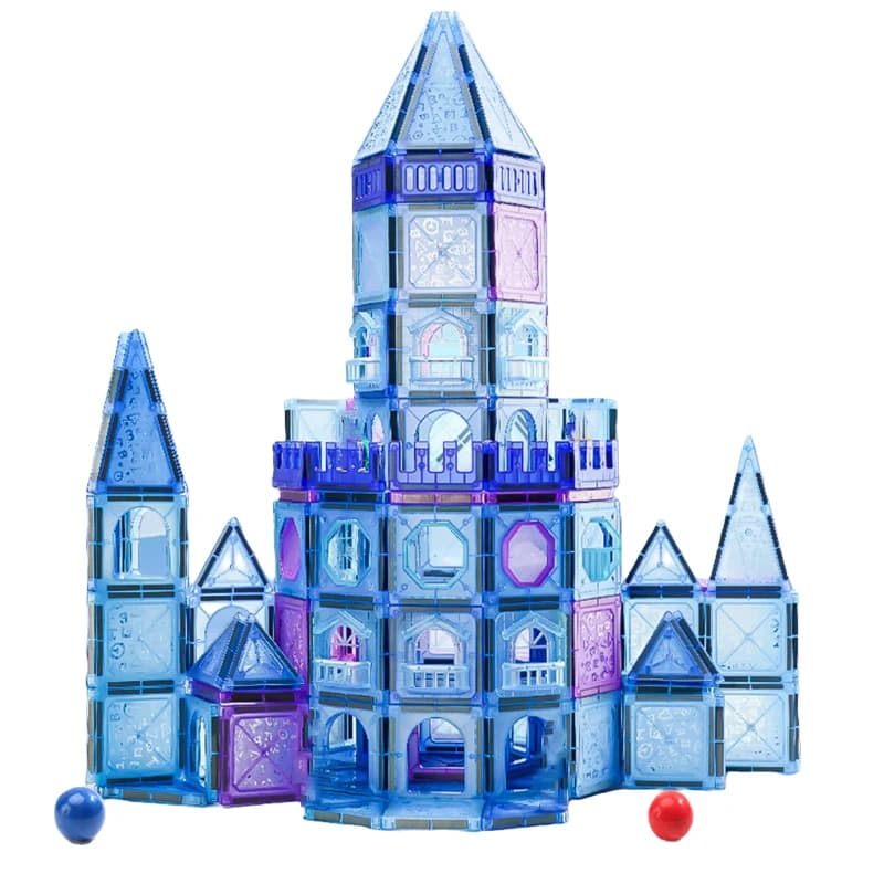 Piastrelle magnetiche blocchi di costruzione giocattoli per bambini magneti fai da te piastrelle da costruzione giocattoli sensoriali educativi giochi Montessori per bambini