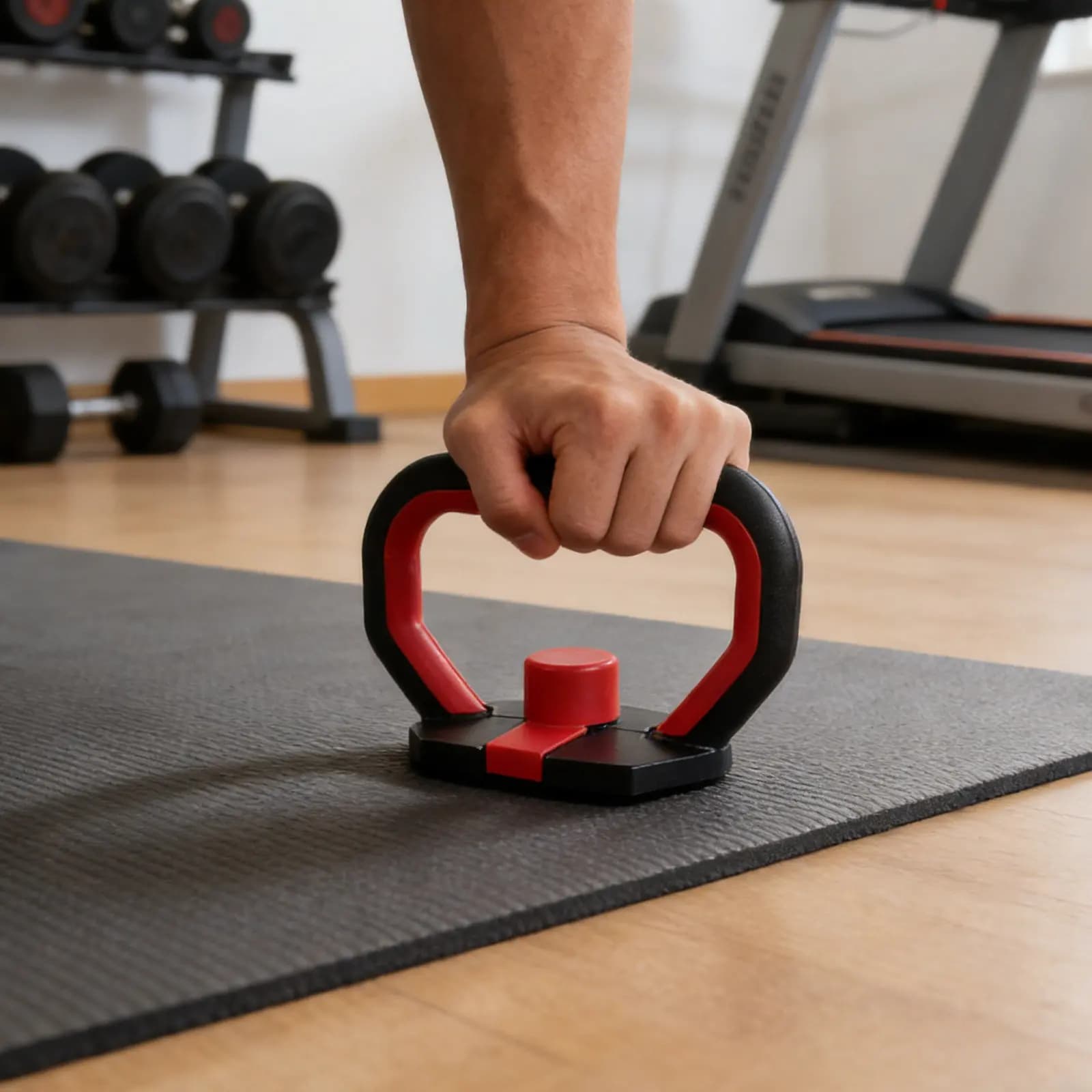 Kettlebell Handle for Weight Plates Heavy Duty Dumbbell Kettlebell Converter Versatile Home Fitness Accessory Strength Training