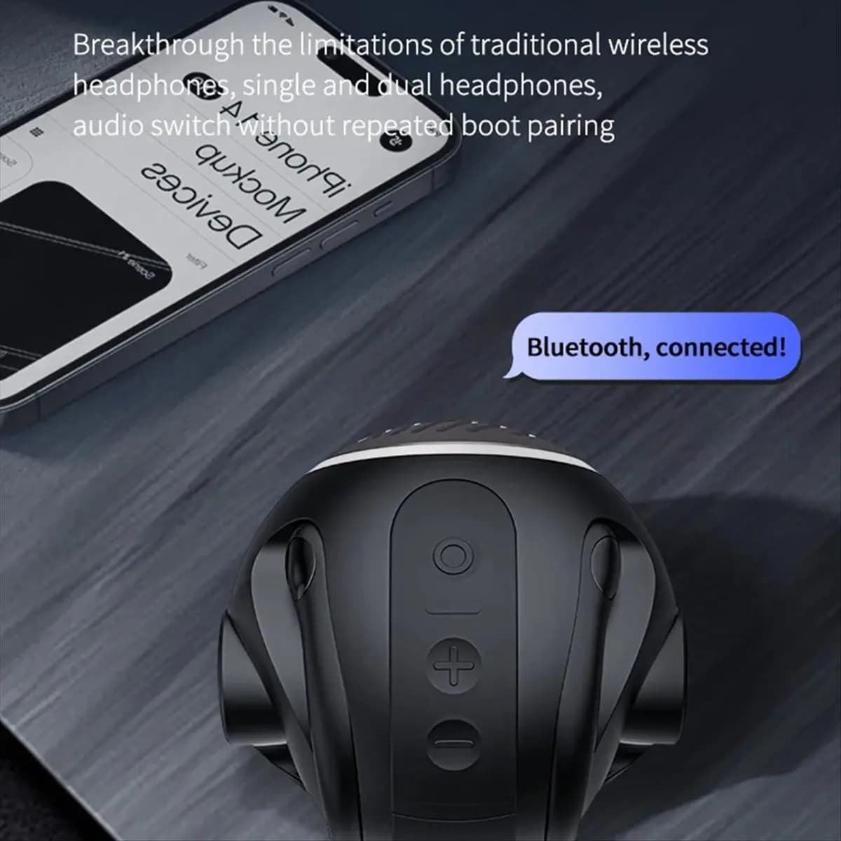 (A26M) Cuffie Wireless per Audio e Sport, Auricolari da Gaming Bluetooth con Microfono Integrato, Cancellazione del Rumore