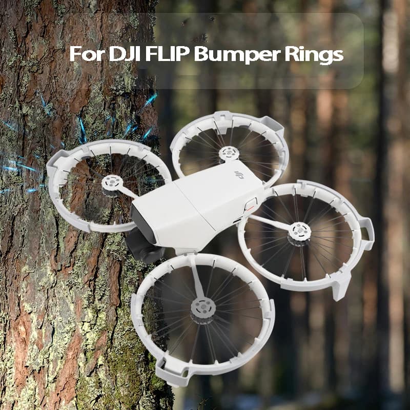 Anello protettivo per paraurti per DJI flip, protezione dell'elica Protezioni anti-urto per urti Protezioni per paraurti con treppiede
