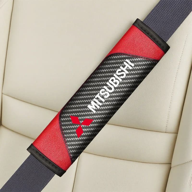Auto Safety Belt Safety Cotton Style Cover Protector for Mitsubishi Outlander Lancer 9 ASX RALLIART Eclipse L200 Pajero