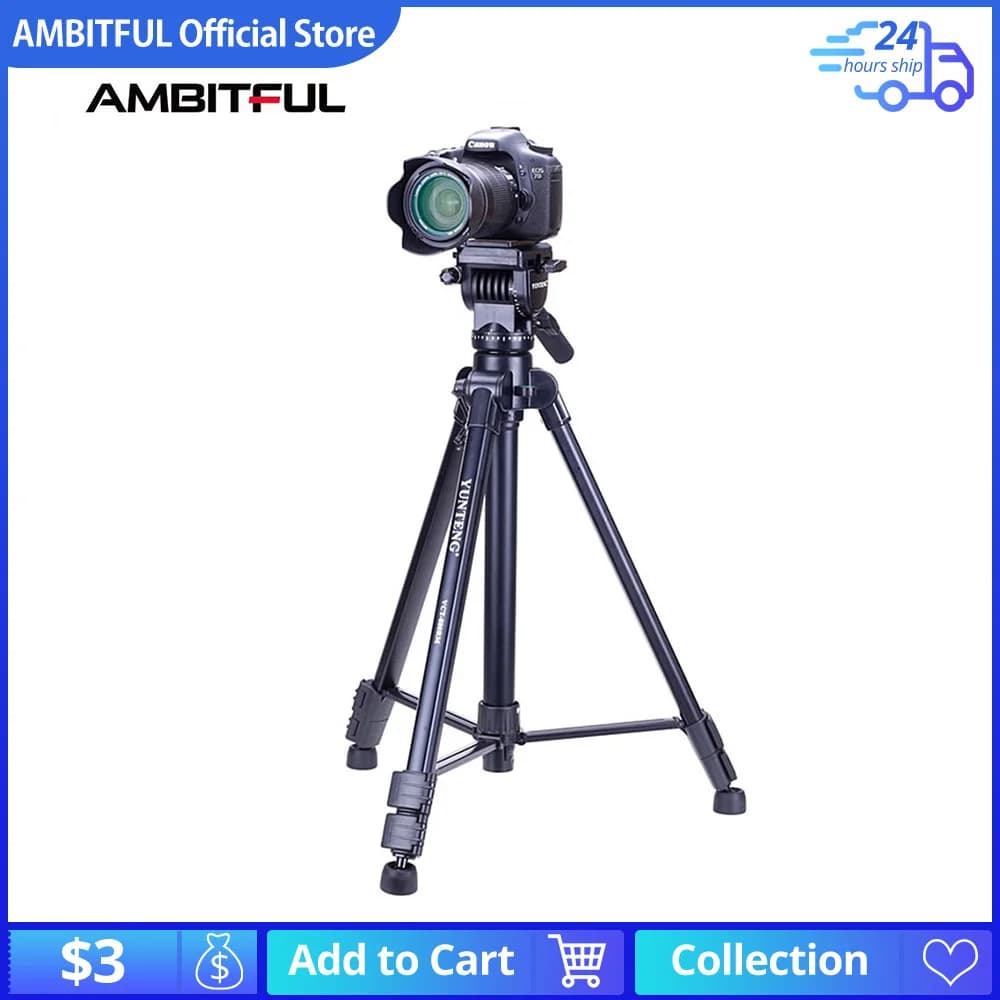 Yunteng 880 Tripod Head Kit VCT-880 micro film SLR camera equipment, camera tripod