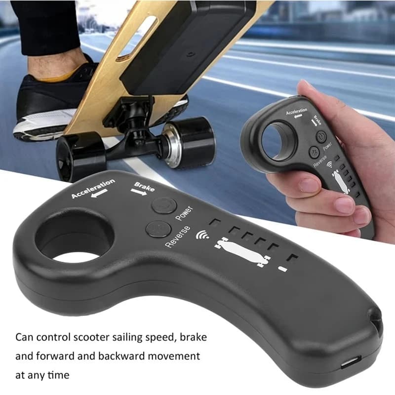 2.4GHz Mini Remote Control Receiver for Electric Four-Wheel Scooter Longboard, Replacement Part