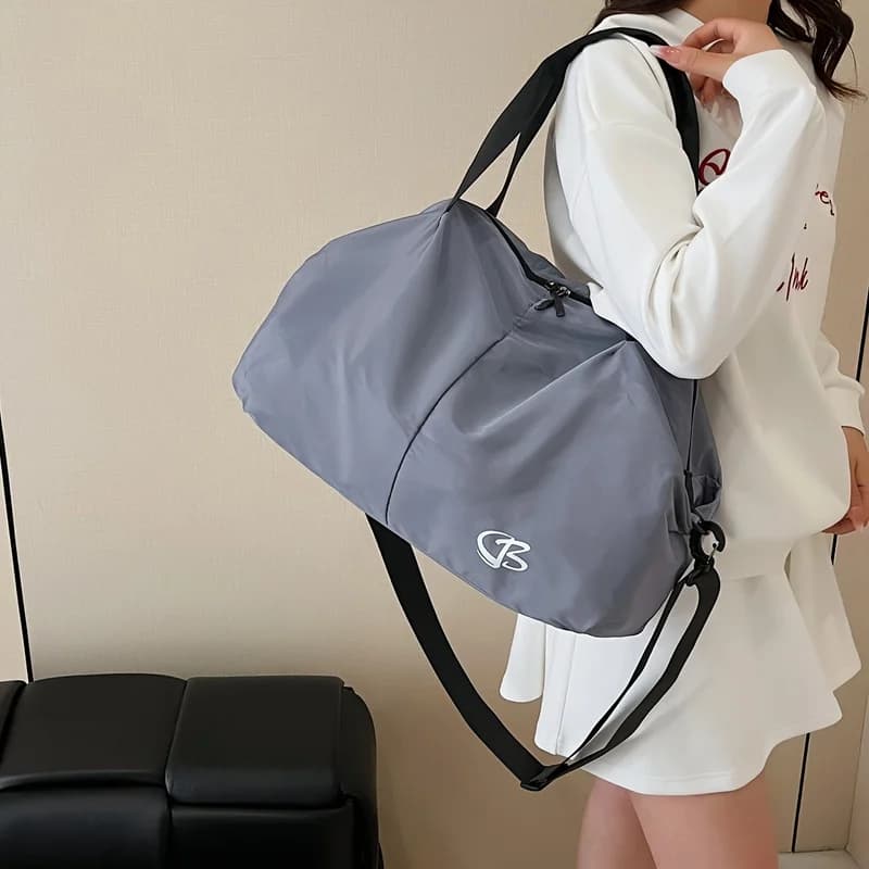 Short distance travel bag, large capacity, fitness, dry and wet separation, small and lightweight, portable travel luggage bag