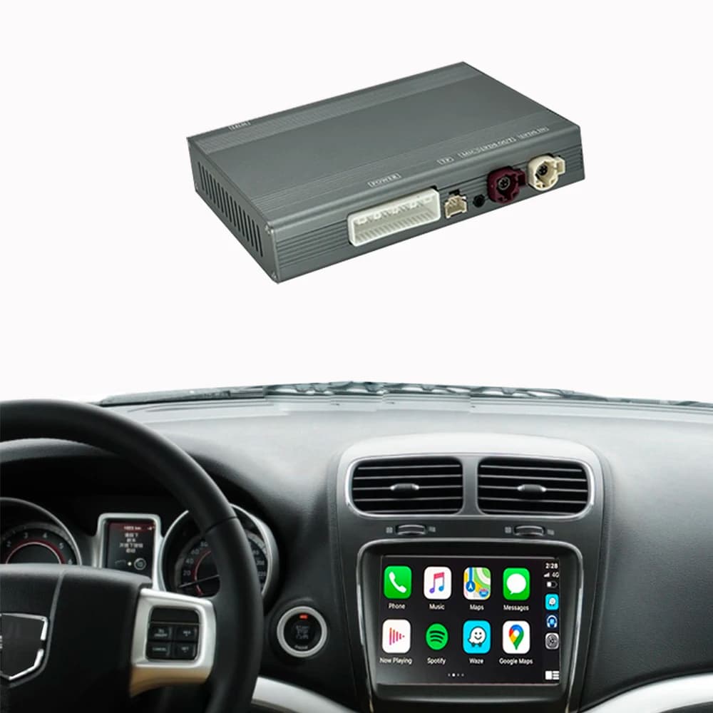 Smart Box Carplay wireless plug-and-play per navigazione GPS Fiat Freemont Bluetooth USB portatile Android Auto Mirror Link Radio
