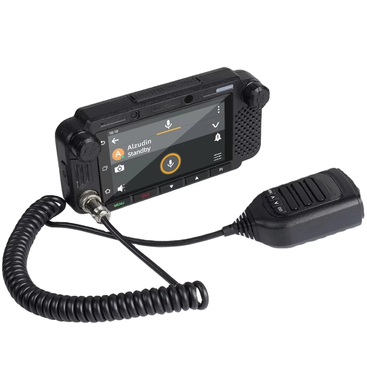 KSUN ZL58 Stazione visiva per veicoli Doppia fotocamera Touch-screen 4G POC Walkie Talkie Autoradio compatibile con l'APP ZELLO