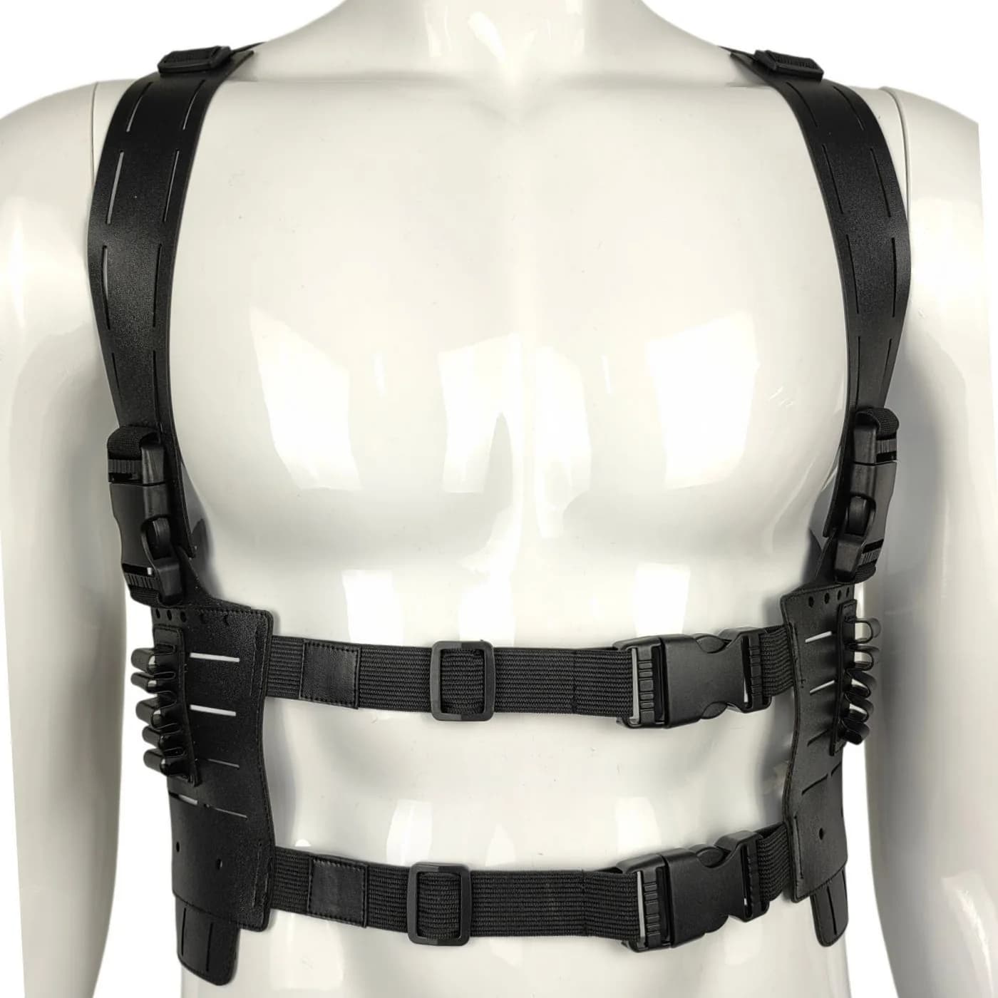Game Harness Leon Cosplay Gear for Halloween Costume Adjustable Tactical Vest Gothic Body Chest Strap Airsoft Wargame Accessory