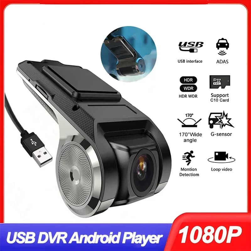 KKOREX Dash Cam Full HD 1080P with ADAS and LDWS for Android Autoradio, GPS navigator, Vocal Alarm and Video Recording