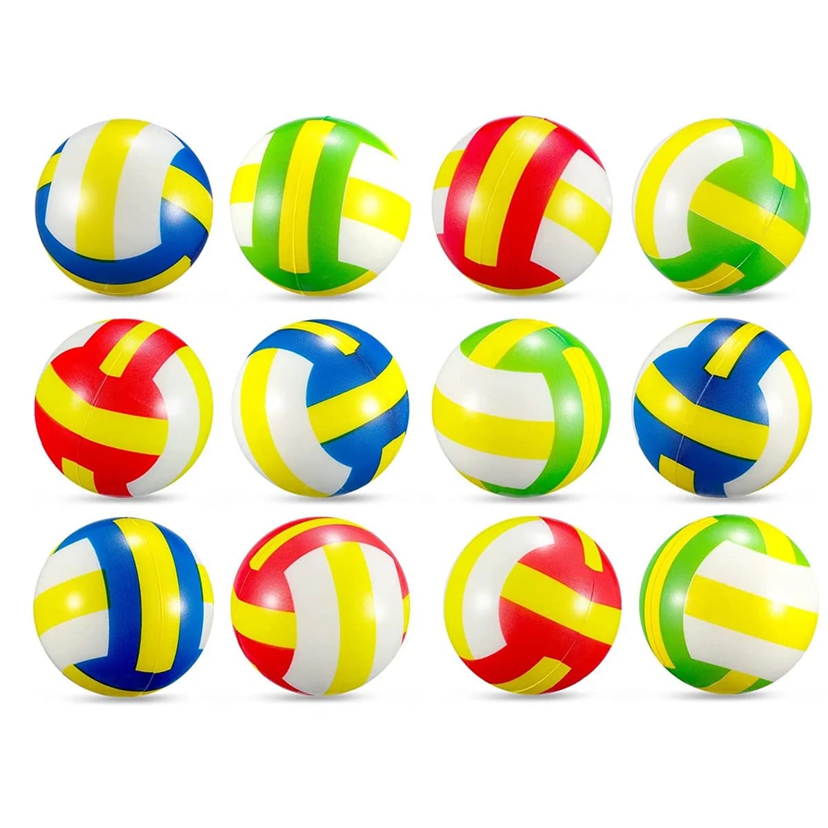 12 Pcs Mini pallavolo palle antistress schiuma sport sollievo antistress palla morbida piccola pallavolo giocattoli palla regalo Filler