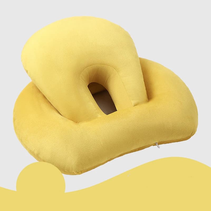 Cuscino per pisolino in peluche multifunzionale per studenti, cuscino di supporto per il collo, poggiatesta, monocromatico, confortevole, ufficio, viaggi