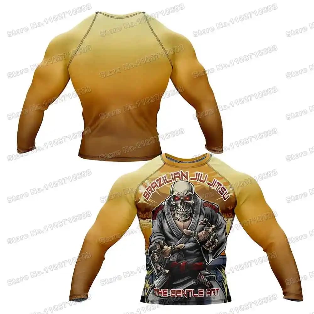 Gentle Art Short WWF Rash Guards Maglia da surf Camicie da spiaggia Costumi da bagno Pantaloncini da palestra per immersioni MMA BJJ Uomo Jiu Jitsu Set fitness