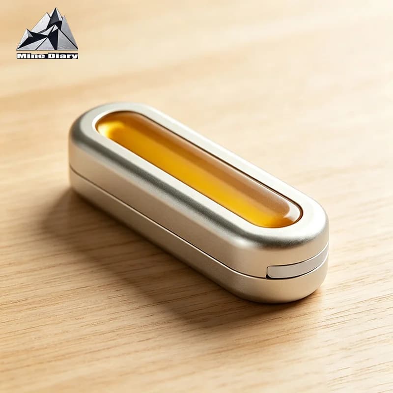 ZZEDC Bean + Plus Fidget Slider Stainless Steel PEI Fidget Spinner Adult Anti Stress Toy Stress Relief Toys Stylish Gift