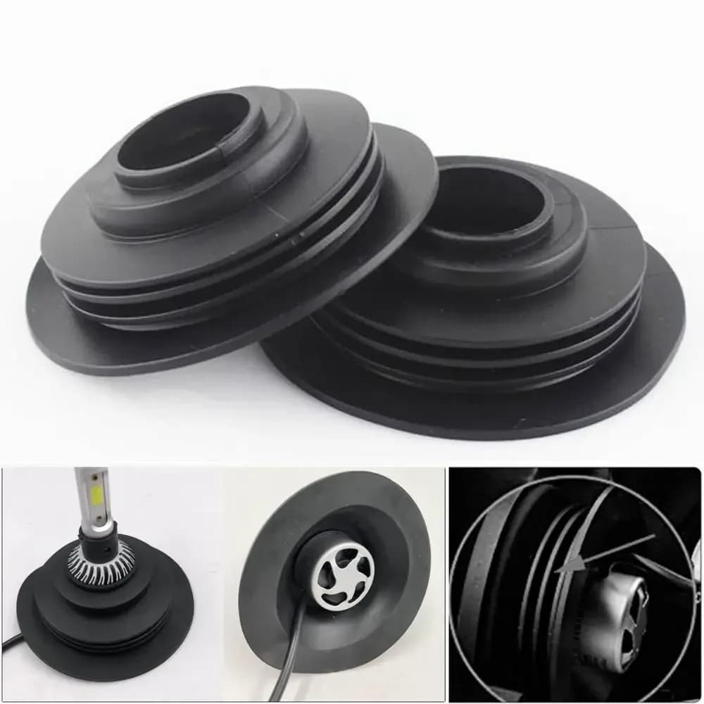 Light lamp anti-dust cover auto motorcycle LED light bulb waterproof dust cover for H1 H3 H4 H7 H9 H11