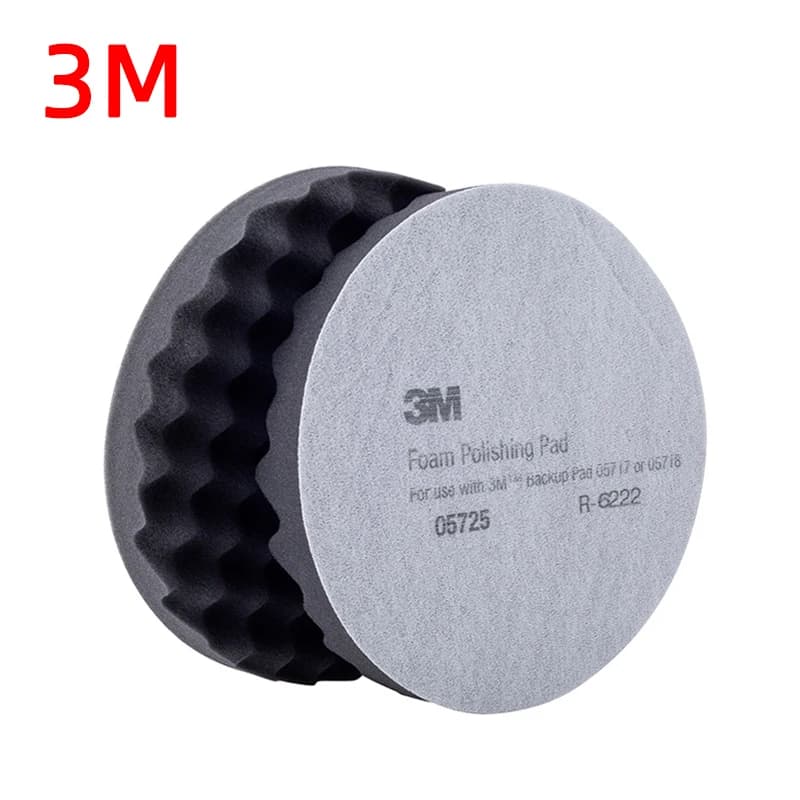 2 pezzi American 3M 05725 spugna palla 8 pollici nero 200mm onda disco auto lucidatura ruota autoadesiva floccaggio spugna fine