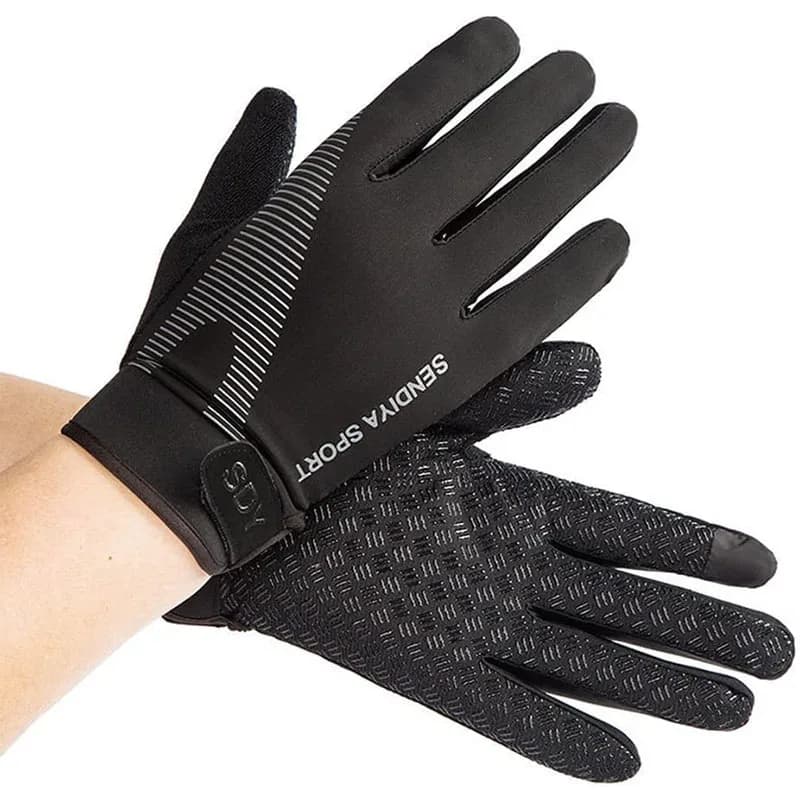 Exercise Gloves Weight-Protection Full Palm and Handle Extra Gym Fishing Shields Gloves with Full Fins for Fitness Training