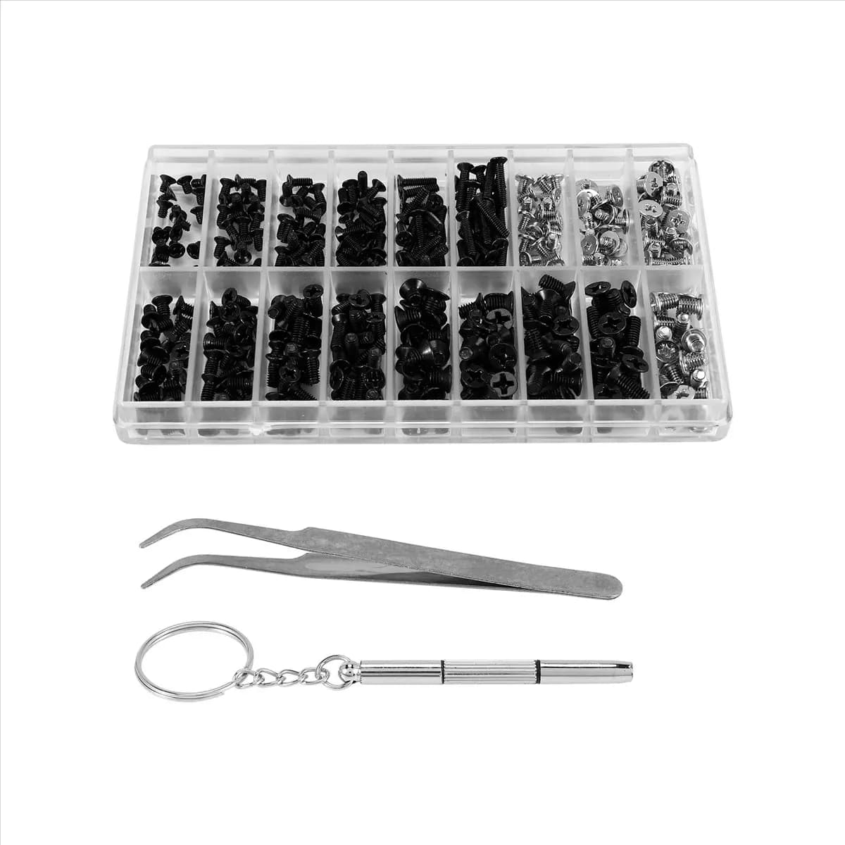 Set Assortito di 355 Viti per PC M2 M3 M2.5, Viti per Computer HDD M.2 SSD per Riparazione Universale di Laptop e PC