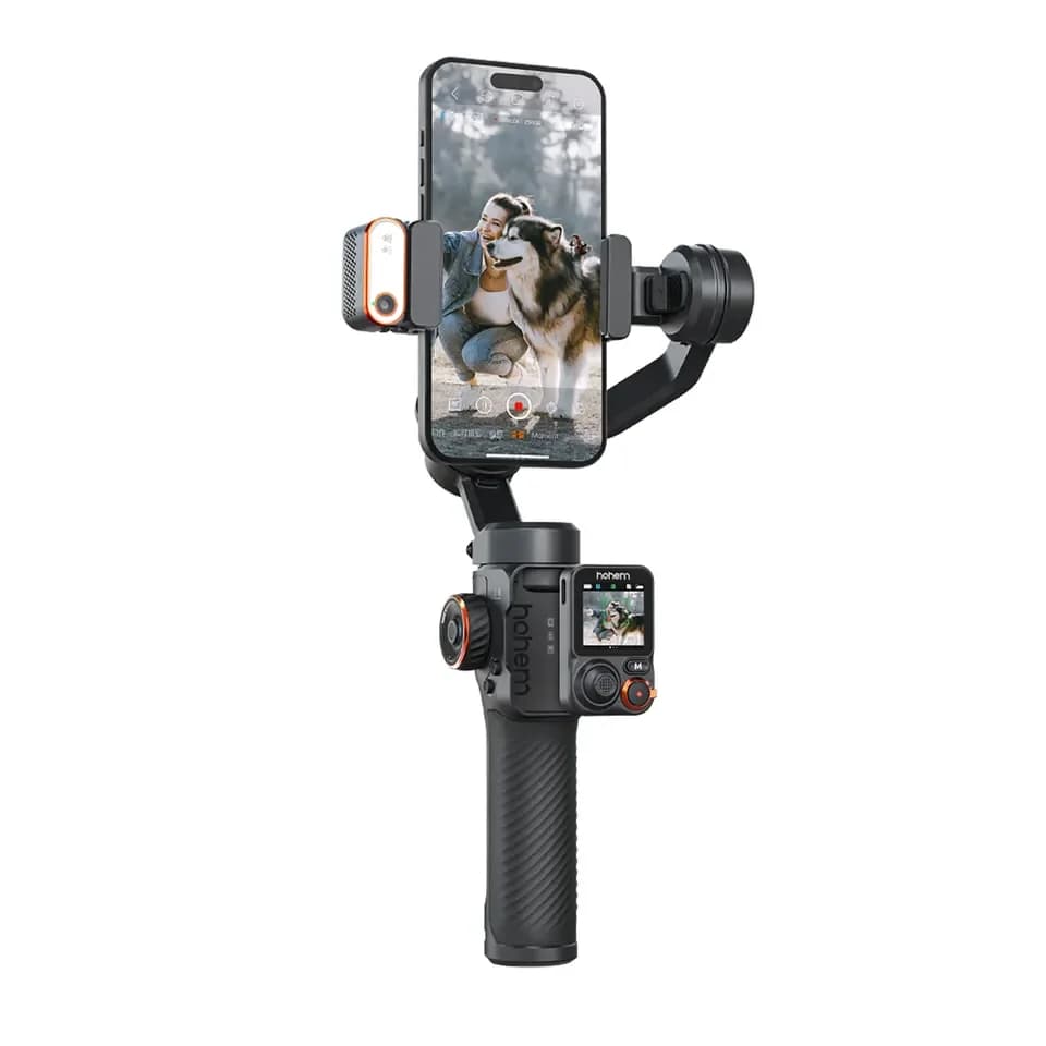 M7 2025 Gimbal Nuovo stabilizzatore per telefono cellulare a 3 assi AI Luce di riempimento magnetica Bastone selfie telescopico per video