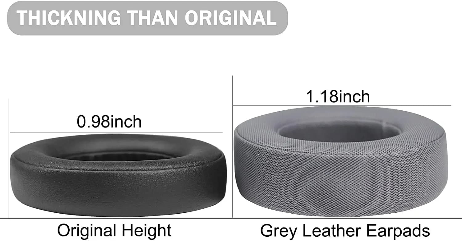 Memory foam thickener for Corsair Virtuoso RGB Wireless SE Gaming, earphones for earphones