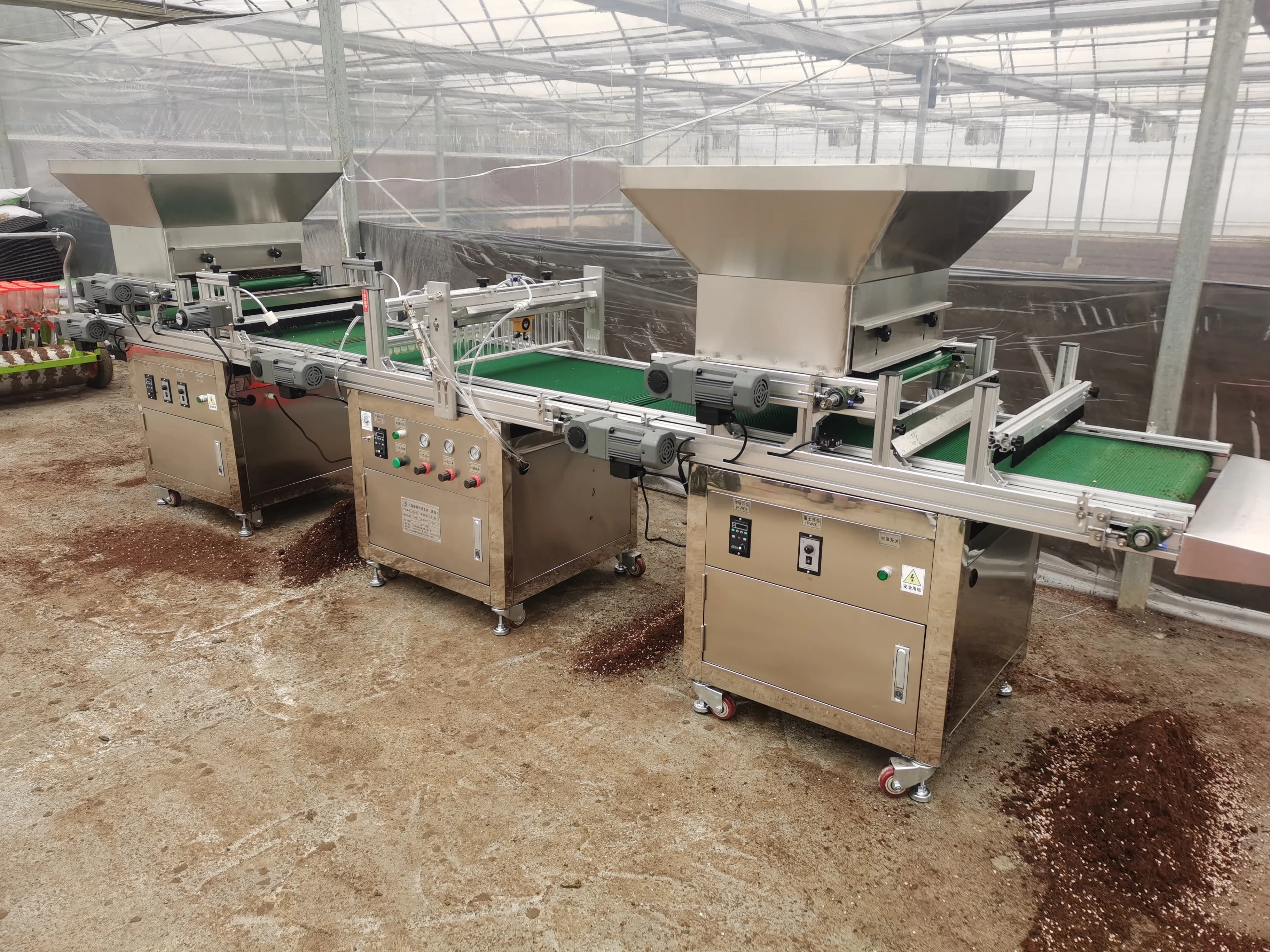 【HOT】Automatic Tray Seed Sowing Machine Vegetable Flower Pepper Tobacco Seed Seedling Tray Sowing Machine Rice Corn Seeder