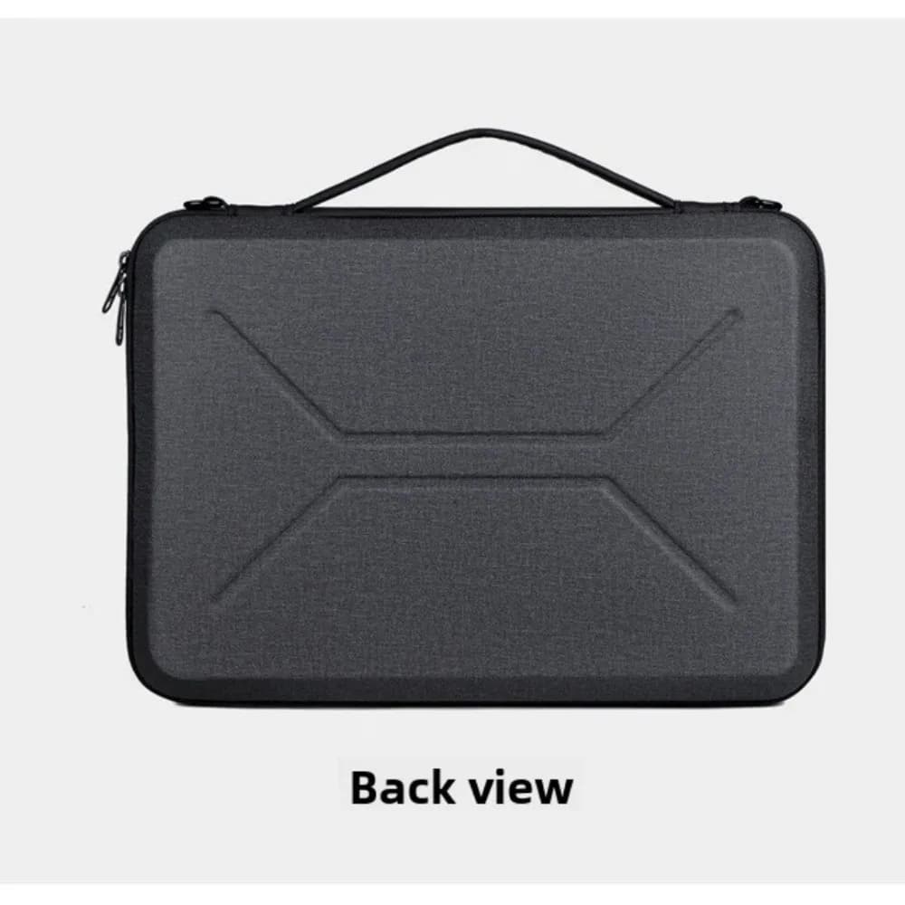 Custodia per laptop da 13/14/15/16 pollici Tracolla in EVA Borsa a tracolla singola Cuscinetto ammortizzante staccabile per Apple/Huawei/Lenovo
