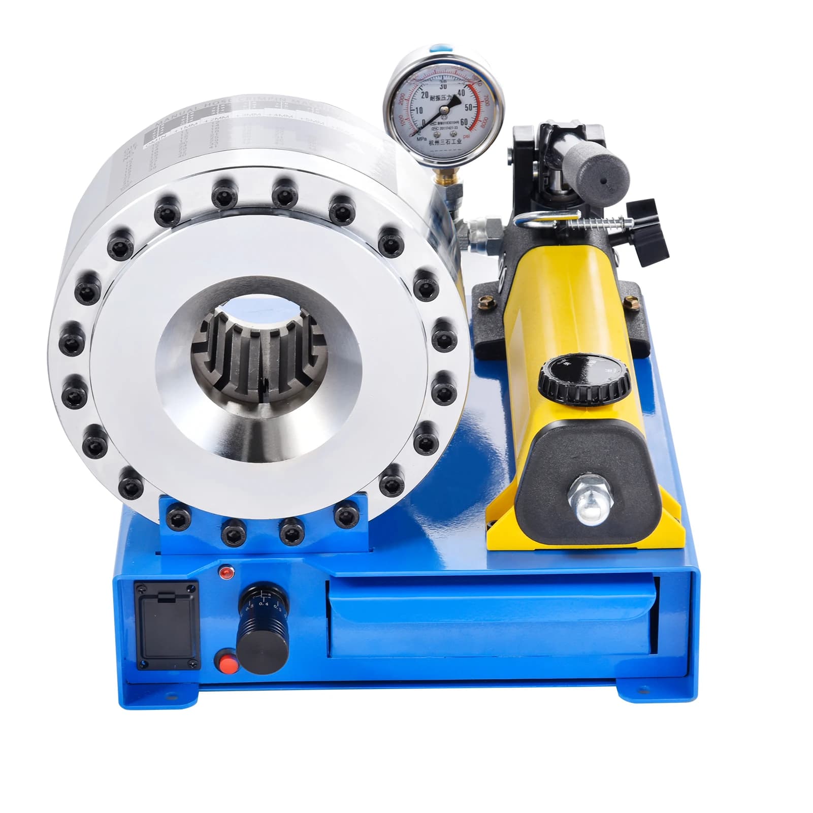 Hose Crimper with 8 Sets of Dies High Pressure Hydraulic Hose Crimping Handheld Hydraulic Hose Crimping Tool (Hose Crimper)