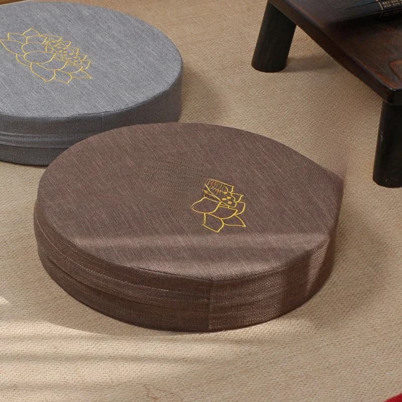 Thickened Zen Meditation Zafu Cushion Removable And Washable Tatami Home Use Window Buddhist Worship Kneeling Floor Pad