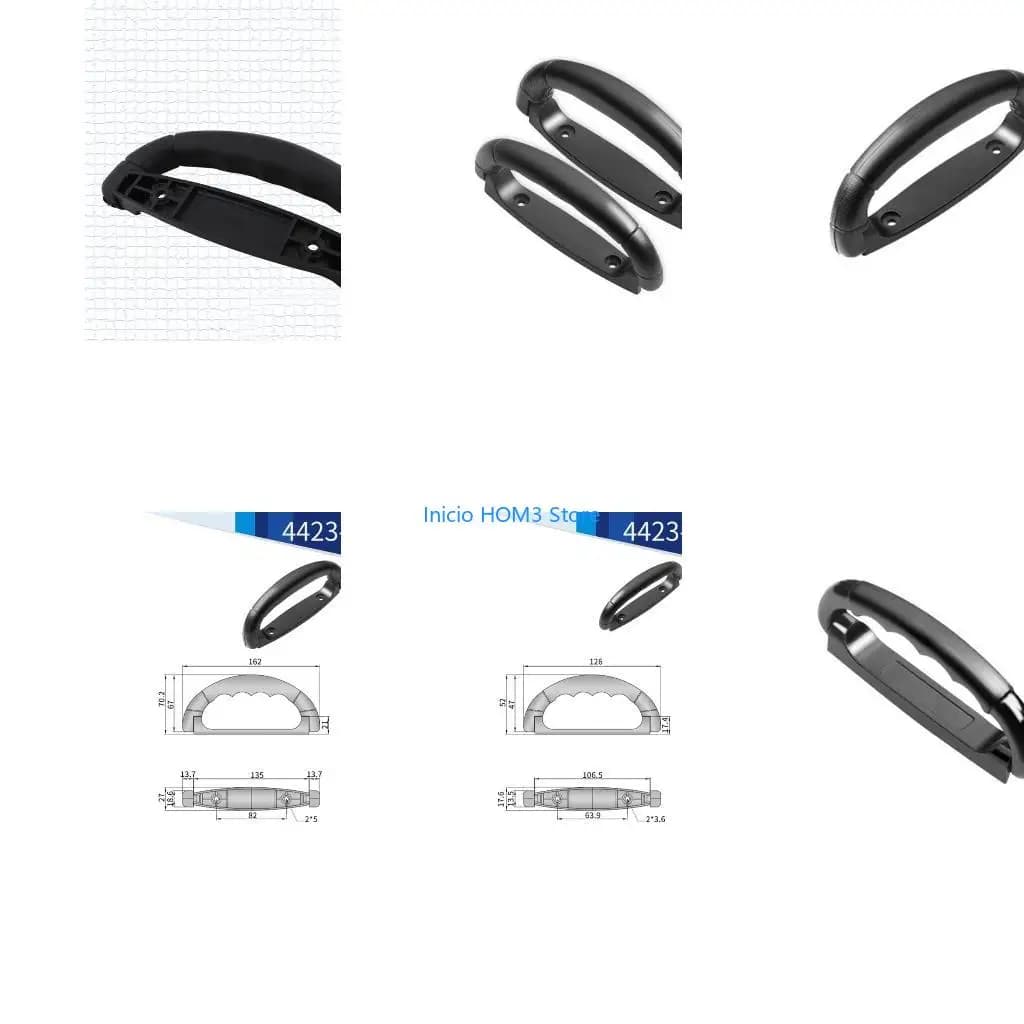 A5YD Multipurpose Suitcase Side Carrying Pull Solar Panel Grip Luggage Trunk Part
