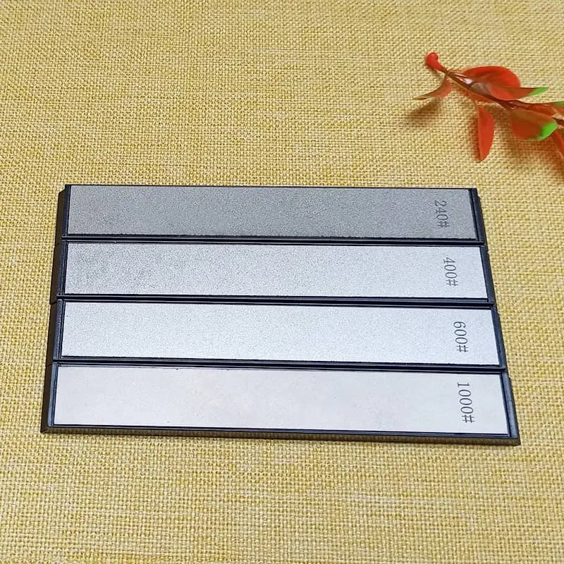 Set di 6 Affilatori Diamantati per Coltelli, Forbici da Cucina e Rasoi, Sistema di Affilatura e Lucidatura per Uso Domestico